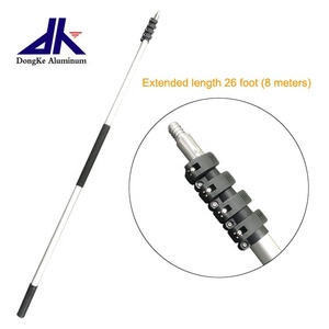 Poteau de nettoyage de vitres télescopique de 26 pieds et 8 mètres - Product Image 2