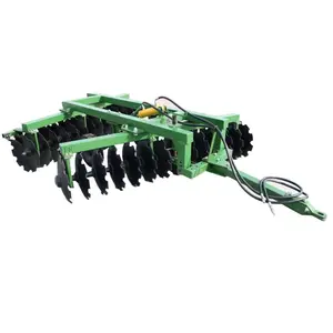 Large lands uses farm equipment hydraulic offset heavy duty disc harrow