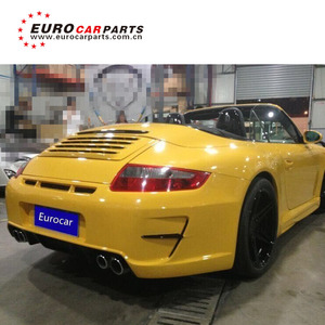 KIT carrozzeria <span class=keywords><strong>997</strong></span> di PORshe <span class=keywords><strong>911</strong></span> per <span class=keywords><strong>911</strong></span> <span class=keywords><strong>997</strong></span> allo stile PD con gonna laterale del paraurti anteriore Spoiler del bagagliaio del paraurti posteriore - Product Image 4