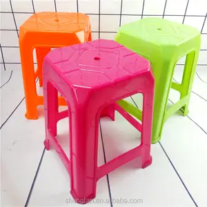 Factory supplier household Environmental Friendly Square Tall Stackable portable Plastic PP plastic stool