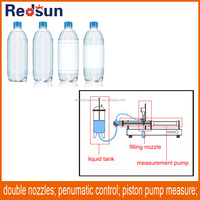 Remplisseur semi-automatique à 2 têtes/machine de remplissage de liquide à base de plantes pour bouteilles manuelles de 200ml/distributeur pneumatique de liquide