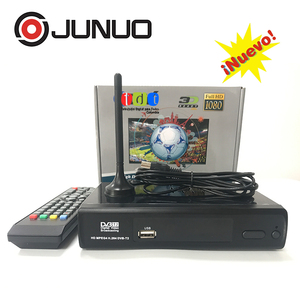 Junuo fábrica caja de TV receptor decodificador DVB T2 <span class=keywords><strong>HD</strong></span> <span class=keywords><strong>TDT</strong></span> + <span class=keywords><strong>HD</strong></span> cable + <span class=keywords><strong>antena</strong></span> + YouTube para Colombia - Product Image 5