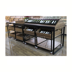 Espositore in metallo a doppia faccia resistente per negozio di <span class=keywords><strong>frutta</strong></span> <span class=keywords><strong>e</strong></span> <span class=keywords><strong>verdura</strong></span> per vetrina - Product Image 3