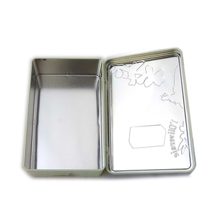 Imballaggio Rettangolare Personalizzato Regalo di Latta Scatola di Latta Rettangolare Con I Biscotti Incernierato Scatola di Latta Con Biscotti - Product Image 6