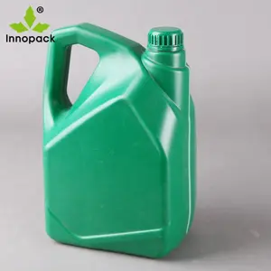Di alta qualità contenitore di 5 litri di colore verde di plastica olio motore a benzina jerry can per la vendita