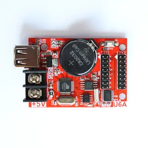 Huidu HD-U6A小型LEDディスプレイパネル3D LEDディスプレイLEDディスプレイプロセッサ制御カードLED P4HDU6Aコントローラ