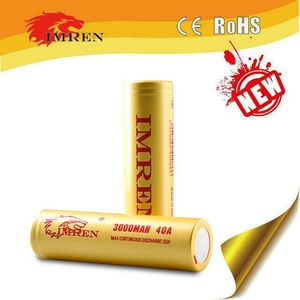Imren 18650 3000 مللي أمبير 20a/40a 40a بطارية 3.7 فولت النارية e-السجائر lcr 18650 ليثيوم أيون - Product Image 3