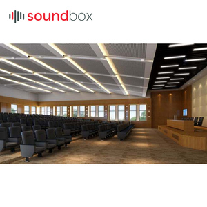 Tần số thấp Matte sơn bằng gỗ chống cháy MDF Acoustic đục lỗ Hội Đồng Quản trị cho sân vận động âm nhạc hội trường thính phòng - Product Image 6