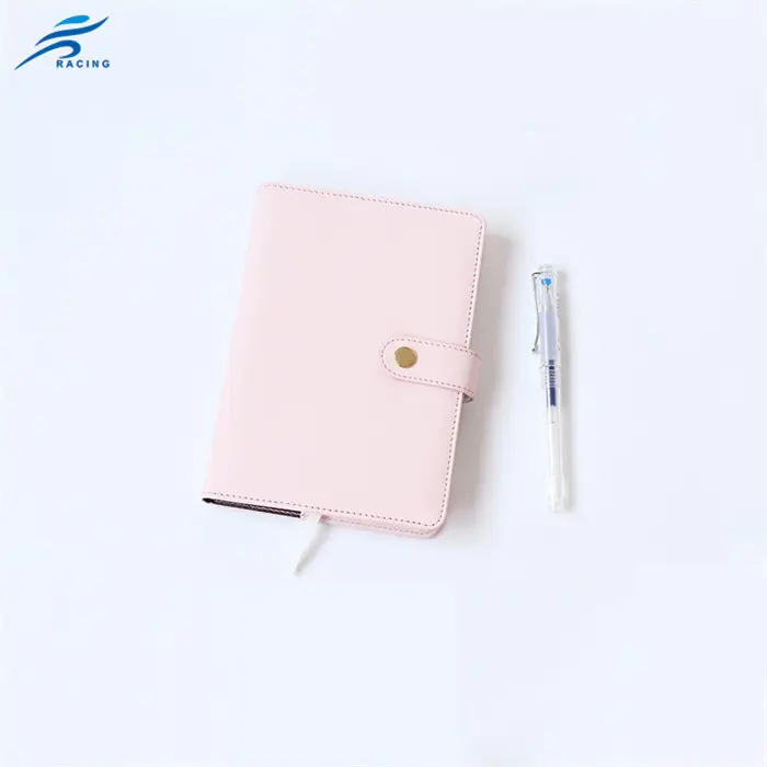 Cuaderno de notas personalizado portátil y cubierta de cuaderno de cuero