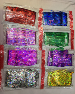 Party Weihnachten Hintergrund Dekorationen Bunte Folie Vorhänge Metallic Fransen Hintergrund Regen Vorhang - Product Image 2