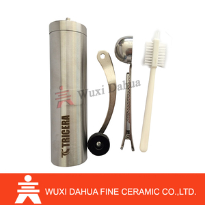 Rebabas de cerámica Molinillo de Café Manual, Portátil de Acero inoxidable Molino de Café - Product Image 1