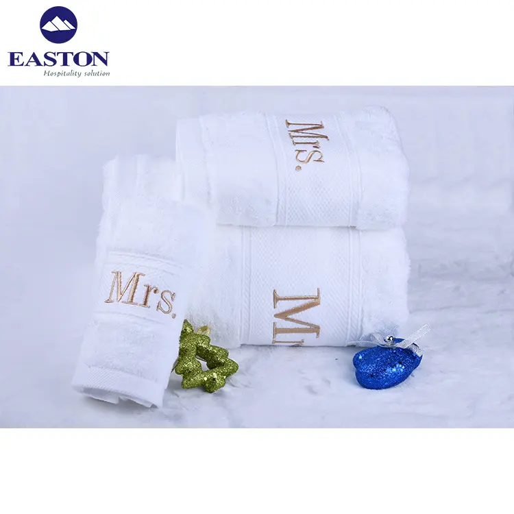 Top Quality Egyptian Cotton Dobby Thick and Big Hotel Bath Hand Towel for Five Star, Luxury 100% Cotton Bath Towel Set for Hotel