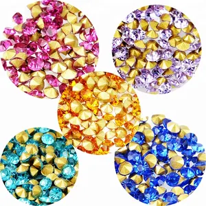 machine cut chaton beads,rhinestone beads