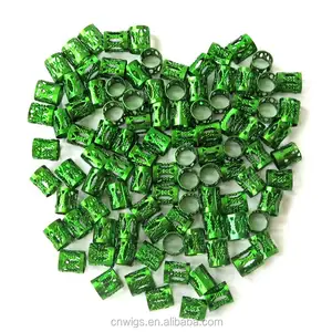 XUCHANG HARMONY 2000 Pieces Green hair beads for braids dreadlocks crochet hair