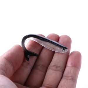 Hengjia petit poisson leurre de pêche appât souple 8CM 2.2G 10 pièces/sac Pesca - Product Image 4