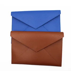 Waterproof Leather Document Envelope Portfolio Folder for A4 Letter Paper Size