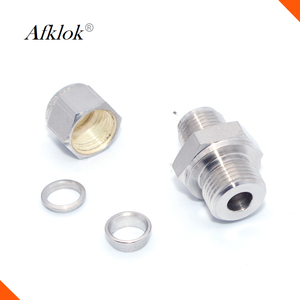 Raccordo per Tubi Pex a Compressione/Raccordo per Tubi Idraulici ad Alta Pressione 3000psi 3mm 4mm 6mm 8mm in Acciaio Inox 316 per Acqua Gas Aria <span class=keywords><strong>AFK</strong></span> - Product Image 4