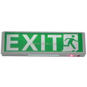 Lighted Exit Signs with Battery Backup Green Emergency Exit Sign LED Emergency Exit (SL010AM)