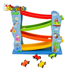 2024 migliore vendita divertente giocattolo della pista dell'automobile di legno dei bambini per il commercio all'ingrosso W04E045 - Product Image 3