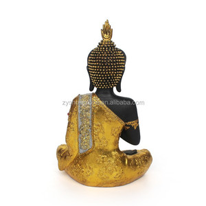 Statua di <span class=keywords><strong>buddha</strong></span> tailandese in resina d'oro - Product Image 6