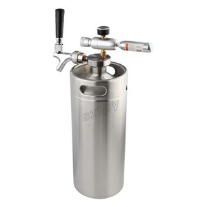 Barril de cerveza de acero inoxidable 10L barril vino Pot irrompible elaboración de la cerveza <span class=keywords><strong>en</strong></span> casa herramienta de la barra - Product Image 5