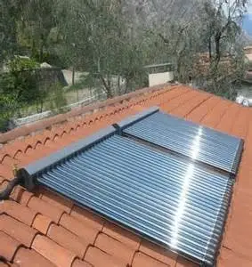 U Pipe Heat Pipe Solar Collector With Evacuated Tubes