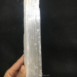 Venta al por mayor blanco natural rough <span class=keywords><strong>selenita</strong></span> cristal claro yeso - Product Image 3