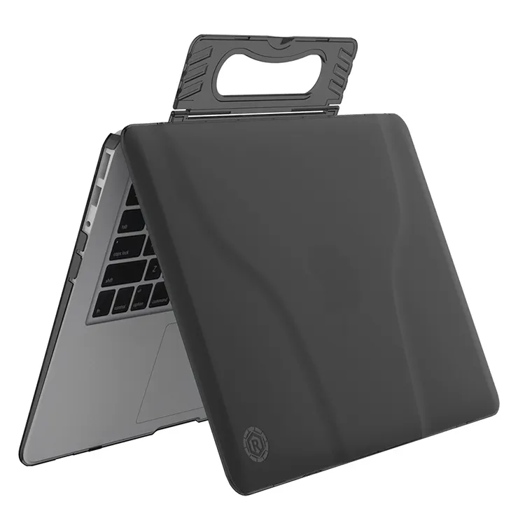 Voor Macbook AIR A1932 Bescherm Cover Case Air 13 2018 Laptop Handle Case Business Waterdicht Computer Cover Met Standaard Functie