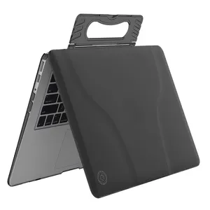 For Macbook AIR A1932 Protect Cover Case Air 13 2018 Laptop Handle Case Business Waterproof Computer Cover With Stand Function