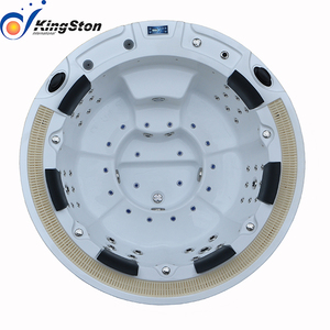 Kingston einfaches, rundes, Überlaufsicheres Warmwasserbad, massagewirmel für 7 personen - Product Image 2
