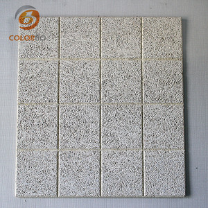 Paneles acústicos de lana de madera hexagonales, bricolaje, precio más bajo - Product Image 2