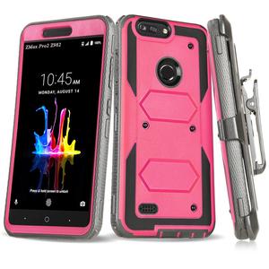 Heavy Duty Rugged Holster Armor Trường Hợp Bìa Cho <span class=keywords><strong>ZTE</strong></span> Z Max Pro2 <span class=keywords><strong>Z982</strong></span>/Sequoia/Blade Z Max - Product Image 1