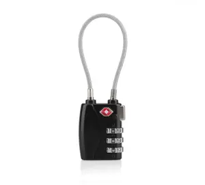 安全便宜密码 4 数字铁电缆挂锁行李拉链密码密码锁