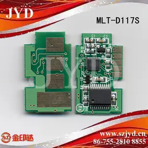 suministros de oficina de alta calidad impresora láser chip para sam mlt d117s tóner chip fábrica en china