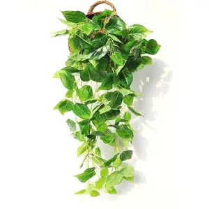 Yapay Asılı Bitkiler Ivy Vine Sahte Yapraklar Greeny Zincir Duvar Ev Odası Bahçe Düğün Çelenk Dış Dekorasyon 3FT 1 ADET