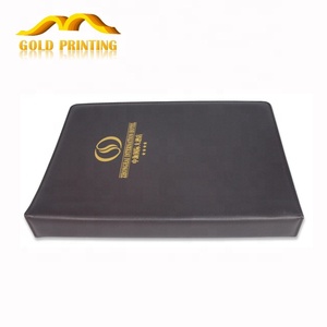 Hot Sale Văn Phòng Pu Leather Thư Mục Giấy Chứng Nhận A4 <span class=keywords><strong>A5</strong></span> Kích Thước Bìa Cứng Tập Tin Thư Mục - Product Image 1