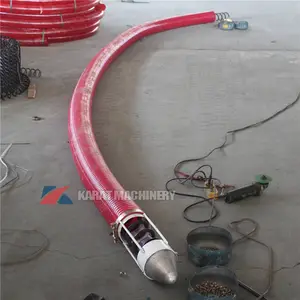 Máquina de sucção de grãos de sucção de areia 20t/h transportador de tubo de mola flexível