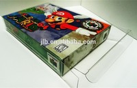 Maßgefertigte Transparente Hartplastik-Box für Klassische Videospiel-Kassetten Schutzhülle Durchsichtige Faltbare Präsentationskartons