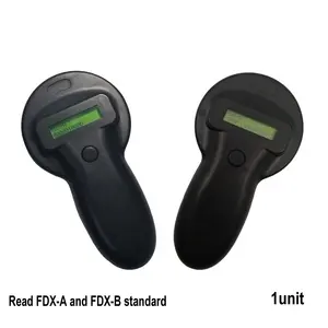 8000 ID Động Vật Di Động Rfid FDX-B Tai Điện Tử Thẻ Đọc PIT Tag Scanner