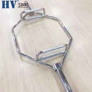 Steel Hex Barbell <strong>Bar</strong> for Squats with Two-Handle 10kg and 20kg <strong>Weight</strong> <strong>Lifting</strong> Options - Product Image 4