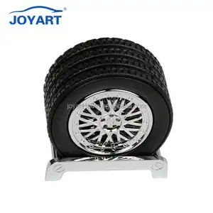 Car element creative gift tyre shape tea cup Coaster