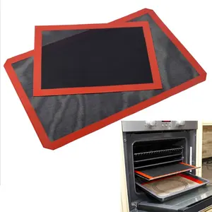 Tapis <span class=keywords><strong>de</strong></span> cuisson perforé en Silicone antiadhésif, outil <span class=keywords><strong>de</strong></span> revêtement <span class=keywords><strong>de</strong></span> <span class=keywords><strong>feuille</strong></span> <span class=keywords><strong>de</strong></span> four pour biscuits/pain/macarons/biscuits accessoires <span class=keywords><strong>de</strong></span> cuisine - Product Image 1