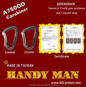 Eslinga de Aluminio y Nailon Tipo D de Liberación Rápida para Escalada HM, Certificada por CE UIAA - Product Image 4