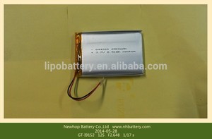 105085 <span class=keywords><strong>3</strong></span>.7 V 5000 mAh de la batería lipo para PDA productos digitales - Product Image 3