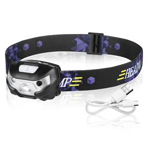 Produsen Menyediakan Daya Tinggi Sensor Hitam <span class=keywords><strong>Caving</strong></span> Head Light Led Headlamp - Product Image 1