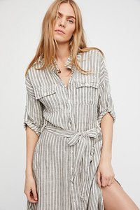 Robes décontractées élégantes de bohème vintage personnalisées Robe longue en lin pour femmes de haute qualité - Product Image 2