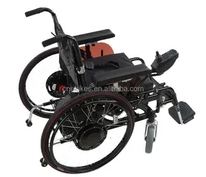 12 '24 ''tekerlek fırçasız Motor katlanabilir elektrikli tekerlekli sandalye kiti rehabilitasyon terapi malzemeleri 24''12'' CNEBIKES CN;JIA