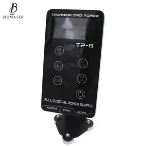 Private Labeling/Biomaser Digitale Tattoo Voeding Touch Screen Lcd Stroombron Voor Coil Rotary Tattoo Machines Gun Kit