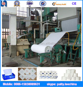 Caliente venta de 2880 mm fabricación de papel de tejido máquina con materia prima de caña de azúcar - Product Image 5
