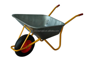 गुलाबी रंग राउंड मैनुअल कृषि व्हील बैरो - Product Image 5
